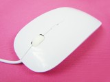 [有线]苹果风格白色超薄鼠标[USB]