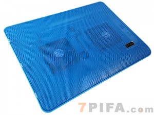 [蓝色]Y-215A 冰蝶全铁网面高性能笔记本电脑散热器\散热垫