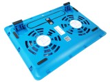 [蓝色-双14寸风扇]Y-215A 零下冰封笔记本高性能散热器\散热垫