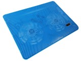 [蓝色-双14寸风扇]Y-215A 零下冰封笔记本高性能散热器\散热垫