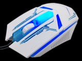 [白色]X5 雷凌狮擎天柱透光游戏鼠标[USB]