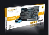 [黑色]CS-1000 创享无光鼠标积镜面键盘多媒体2.4G无线键鼠套装