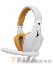 [白色]M8350 现代/HYUNDAI头戴式立体声电脑耳机