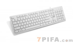 [白色]K3雷迪凯巧克力超薄电脑USB键盘