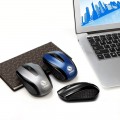 [黑色]Q5力镁2.4G商务办公台式机笔记本无线鼠标