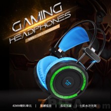H7发光电竞游戏耳机头戴式7.1声道USB台式电脑笔记本耳机吃鸡绝地