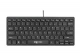 [黑色]适用于爱国者922巧克力键帽笔记本电脑办公家用有线USB小键盘